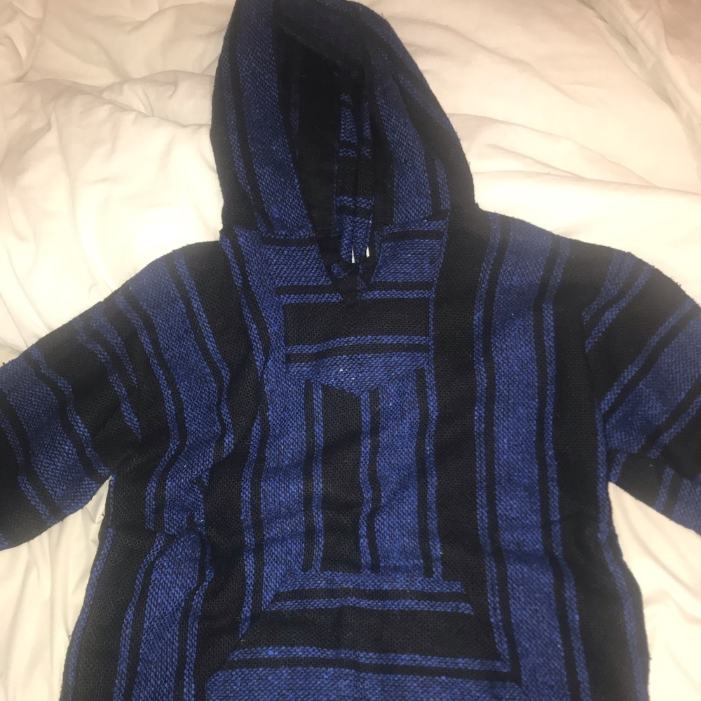 Dark Blue Baja Hoodie